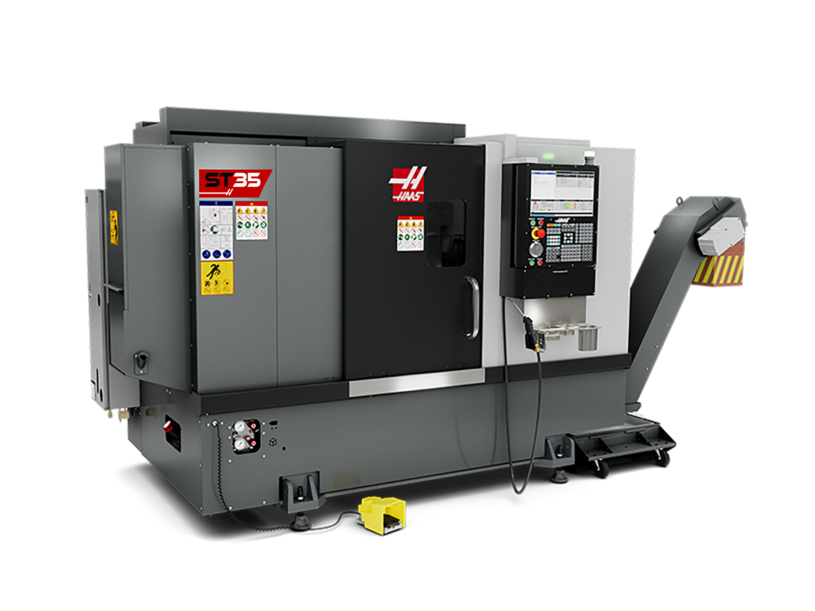 ST　オーダー ST-35 - Haas Automation UK - Big Bore CNC Lathe
